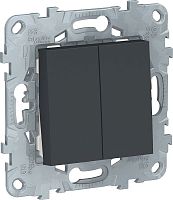 Выключатель без рамки Schneider Electric Unica New 2-кл. антрацит картинка